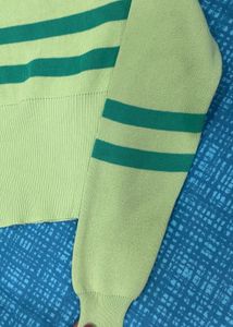 Striped Green Sweater