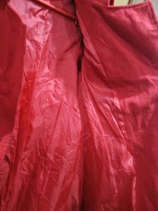 Red Double-Breasted Coat