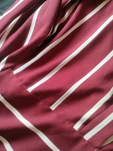 Striped Burgundy Top