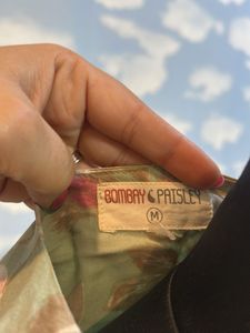 Floral Print Crop Top with PleatedFlar