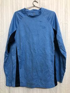 5 star Blue Long Sleeve T Shirt