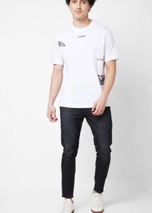 SPYKAR Round Neck Cotton Relaxed Fit T-shirt XXL