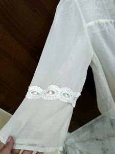 Lace Trim Blouse