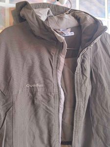 Quechua brown Hooded Jacket