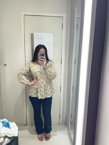 Block Printed Short  Top