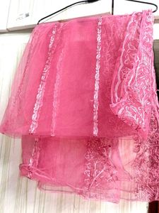 Pink Embroidered Kurta