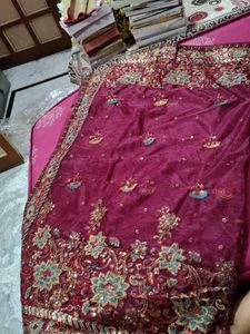 a festive saree