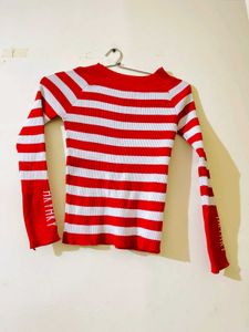 Striped Long Sleeve Top