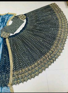 Unstitched Lehenga Choli And Dupatta Set