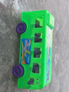 Toy Double Decker Bus green
