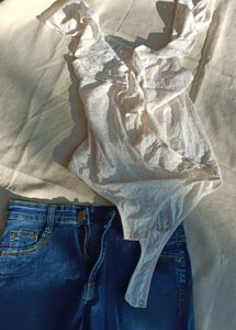 White Lace Bodysuit
