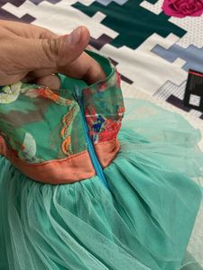 Mint Green Tulle Party Dress