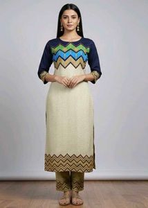 2 Metre Elegant Printed Kurta Fabric (Unstiched)