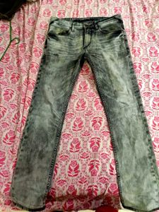 Acid Wash Denim Jeans