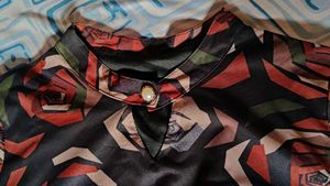 Black Floral Print Full Sleeves Top