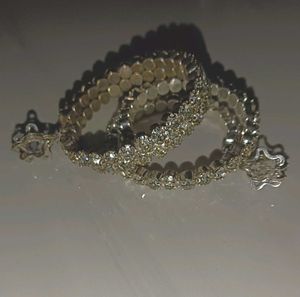 Sparkling Rhinestone Bracelet Set Nice quality