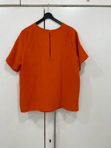 🌟Chic Alert!🚨M&amp;S Autograph Burnt Orange Blouse