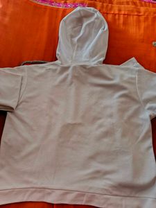 Combo Offer 👉 White Hoodie T-shirt+Darkblue Shirt