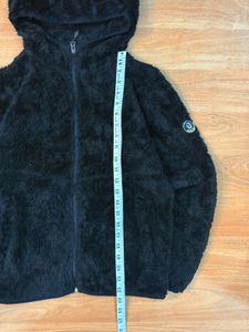 Cozy Black Fleece Hoodie