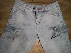 Grey Denim Jeans Waist-26 Height-32