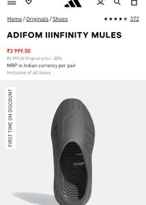 Adidas Adifom IIInfinity Mules