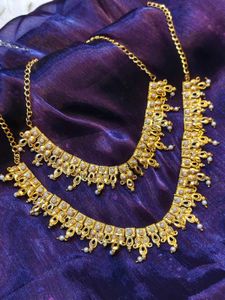 Gold Plated layered Jewellery Set
