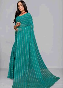 Fur Strips saree
