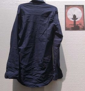 Navy Button-Down Shirt