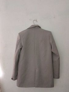 Oversized Grey Blazer From Urbanic