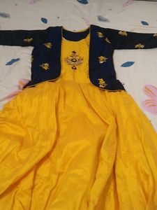 Long Frock With Coat