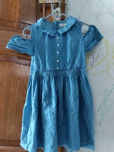 Cotton Denim Dress