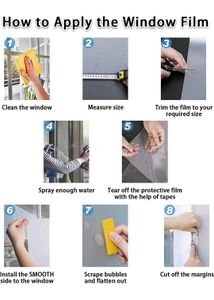 Windows, doors Self Static Cling