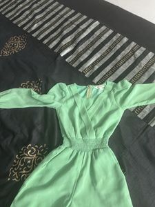 Cute Green Jumpsuit