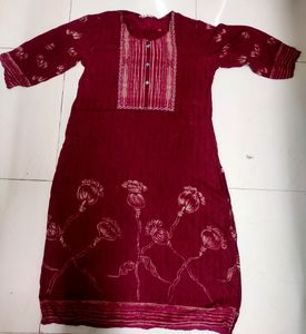 Red Kurta