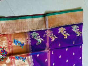 Kathpadar Paithani Saree