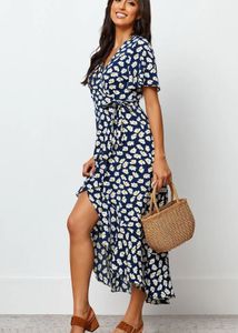 Floral Wrap Dress