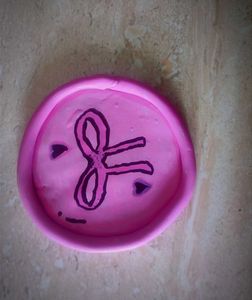 Cute Pink Clay Trinket