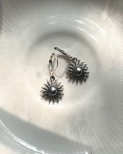 metal charm huggies