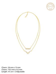 Giva Two Layered Neck piece (925 Silver) ✨