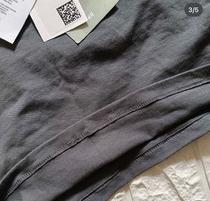 H&amp;M Gray Off-Shoulder Top