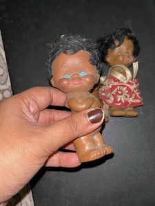 Vintage Rubber Face Dolls - Set of 3