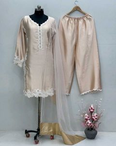 Kurta Pant With Dupatta Set