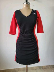 Chic Colorblock Bodycon Dress