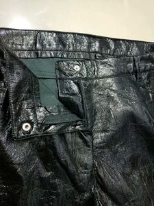 Plus Size Stylish Womens Leather Pants waist 36