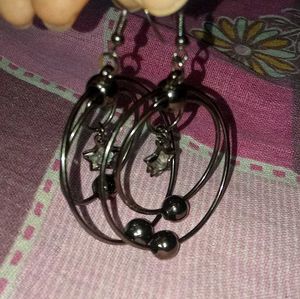 Hoop Star Earrings