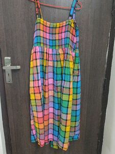 Colorful Plaid Sundress