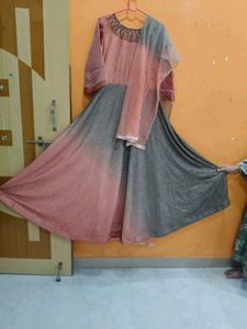 Elegant Two-Tone Dress