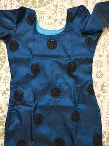 Elegant Blue Kurta with Pants