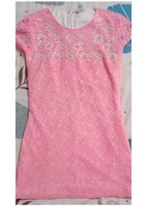 Pink Lace Dress