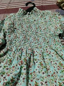 Floral Top With Beads